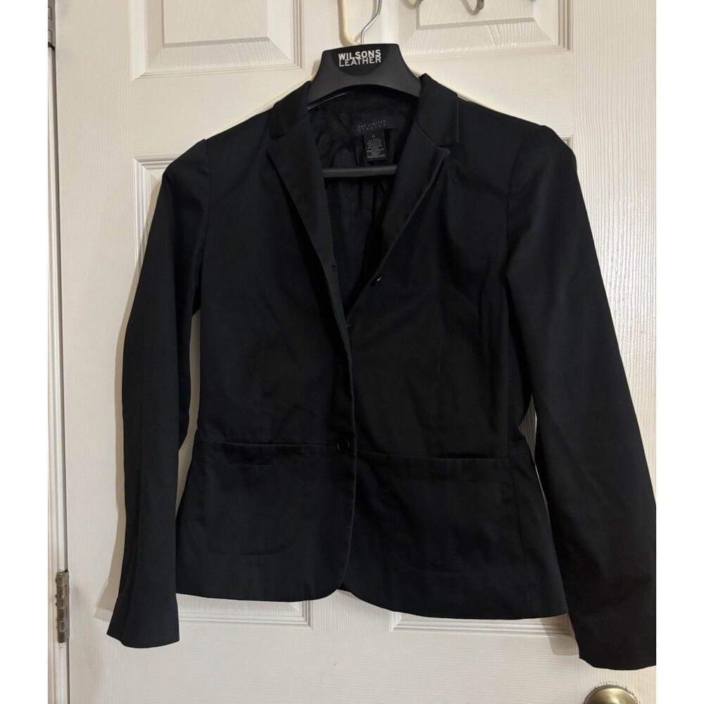 Y2K Vintage The Limited Stretch Blazer Black Women’s Size Medium Shoulder Pads